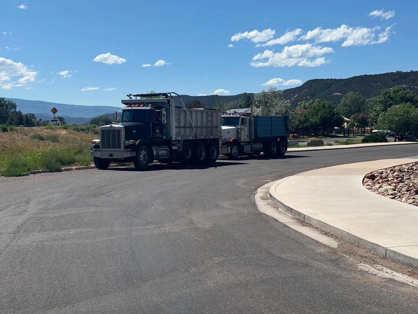 Sergeant and Sons truck and trailer on the road